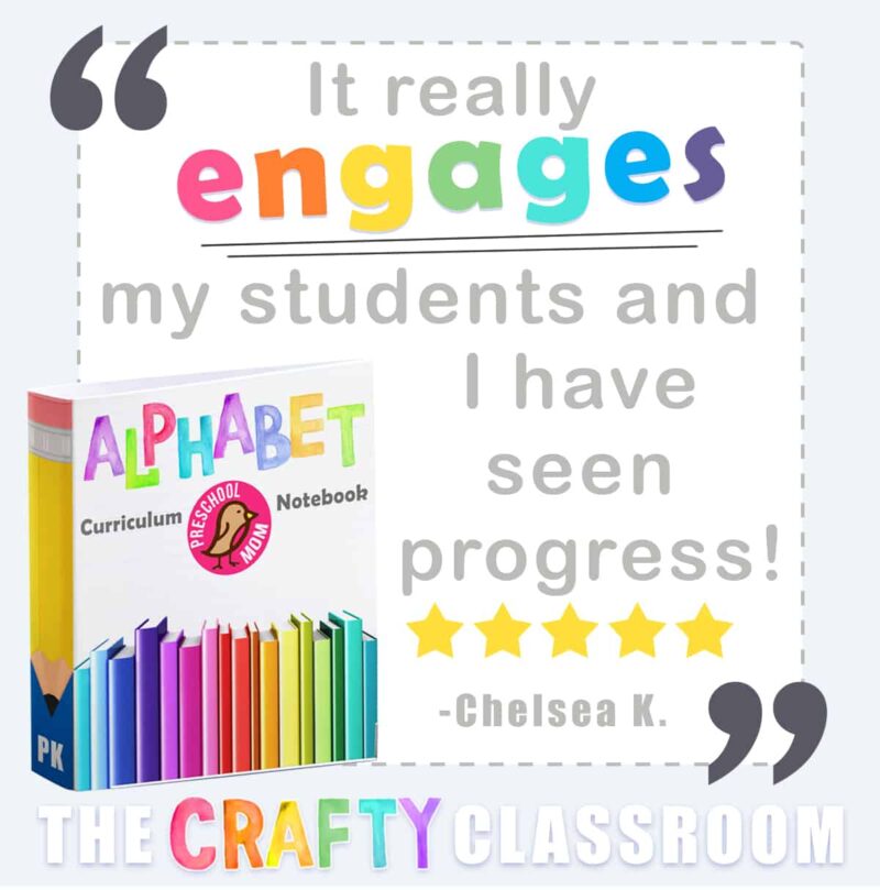 Alphabet Curriculum Notebook The Crafty Classroom