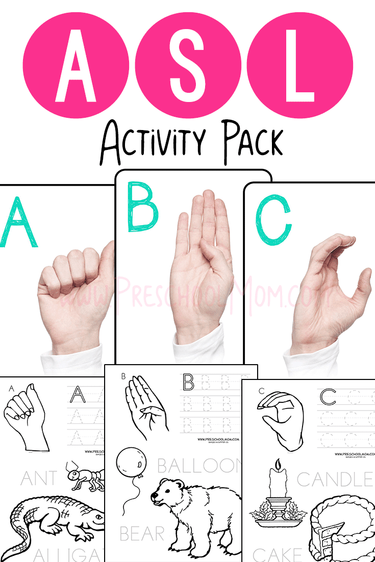 Download ASL Alphabet Pack - The Crafty Classroom