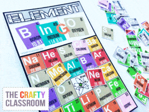 Periodic Table Of The Elements Activity Pack - The Crafty Classroom