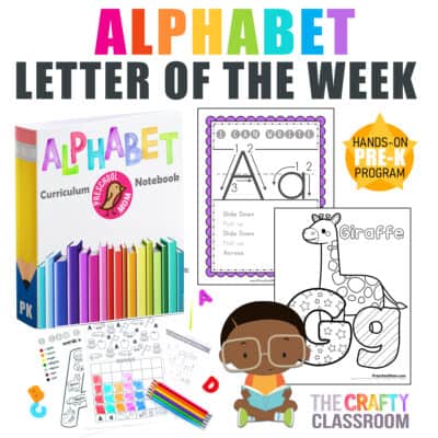 Alphabet Curriculum Notebook - The Crafty Classroom