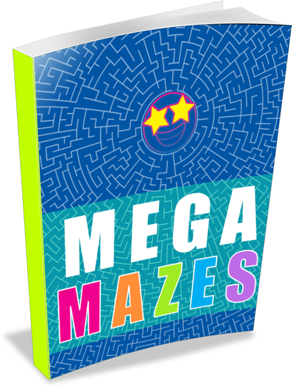 50 Easy Mazes Book for Kids Vol. 1 Age 4 - 6 [Book]