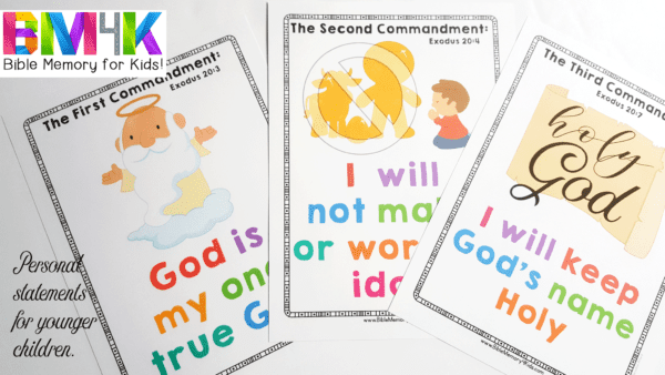 second commandment for kids