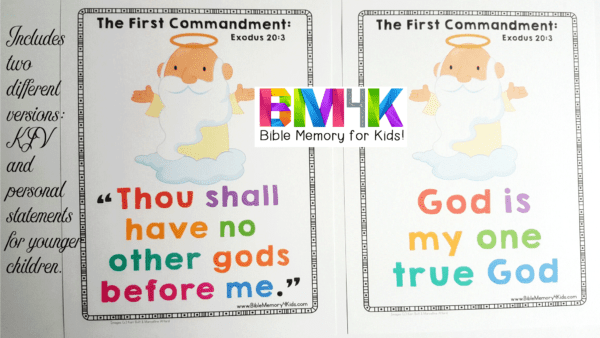 first commandment for kids