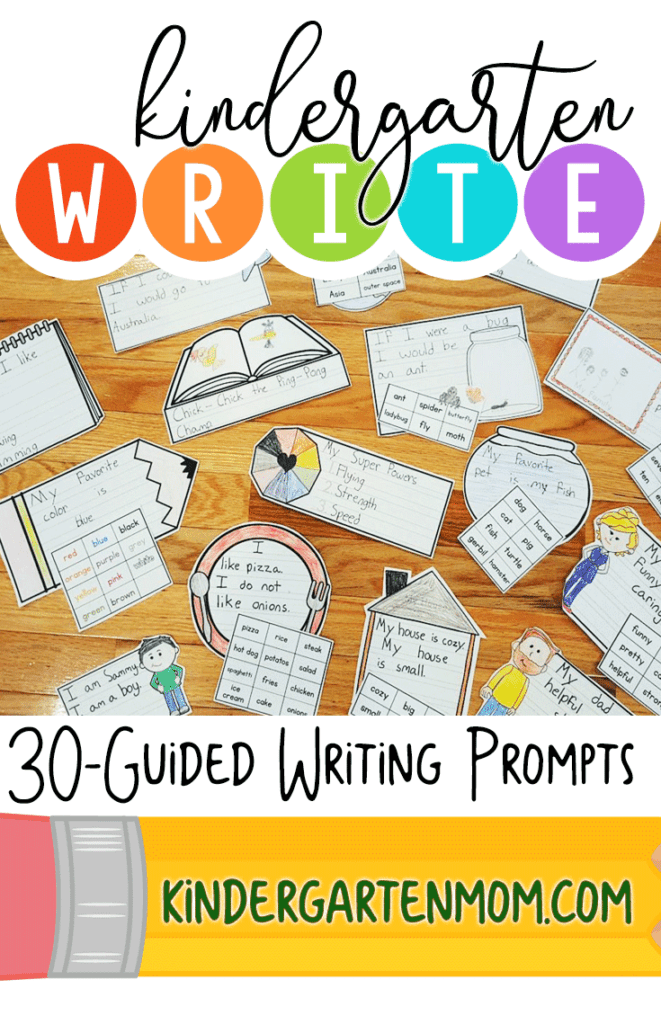 WRITE Kindergarten Writing Prompts The Crafty Classroom