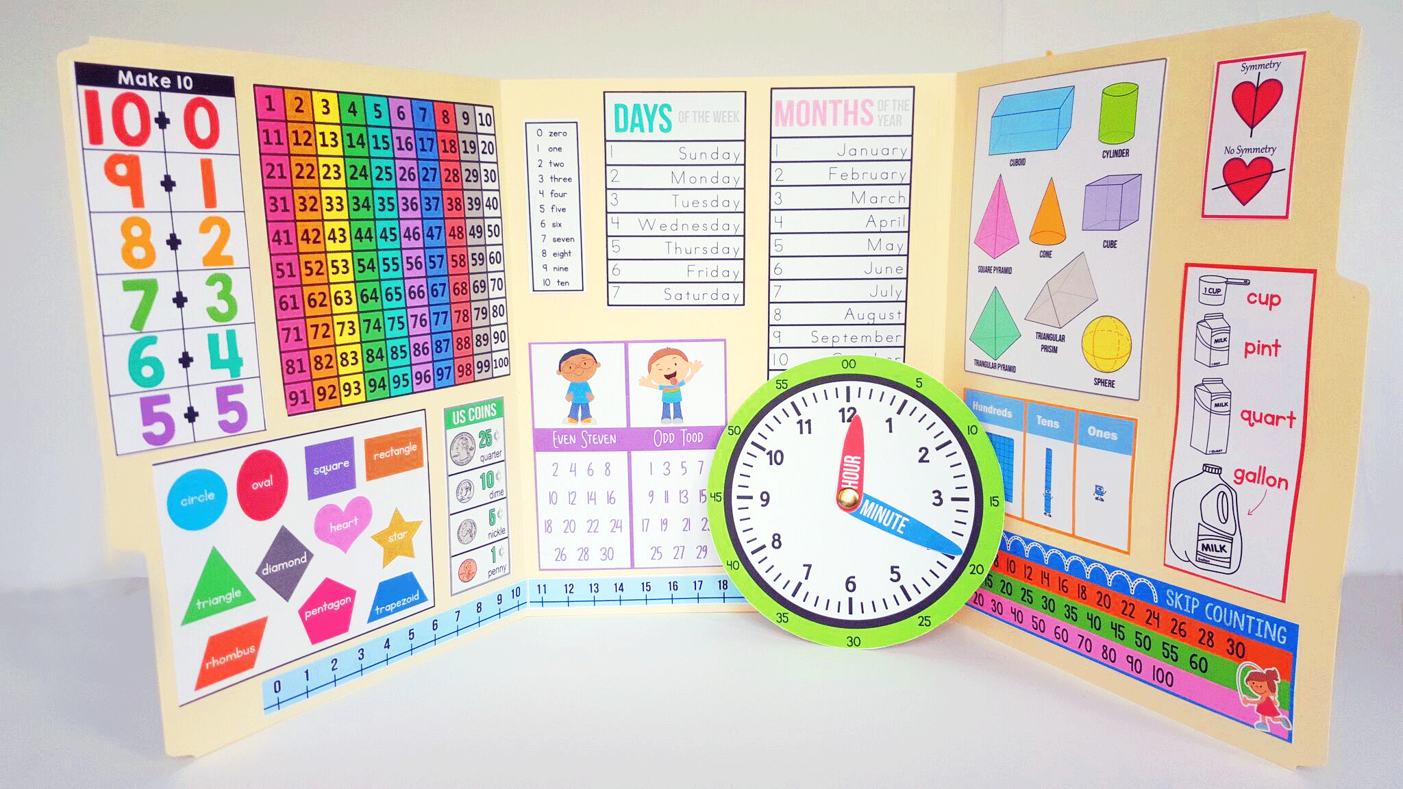 Math Board Games For Kindergarten FREE Spring Number Recognition 