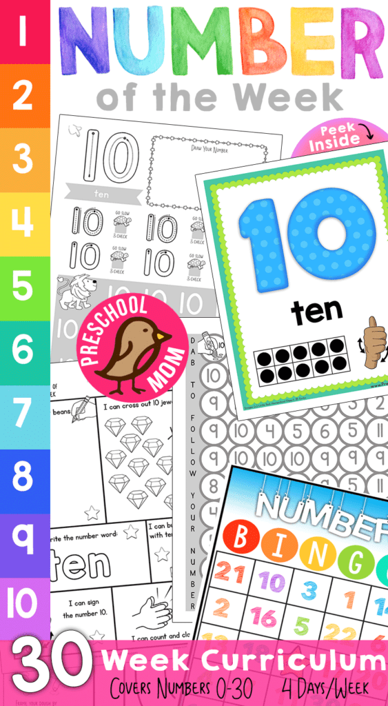 Number of the Week Program - The Crafty Classroom