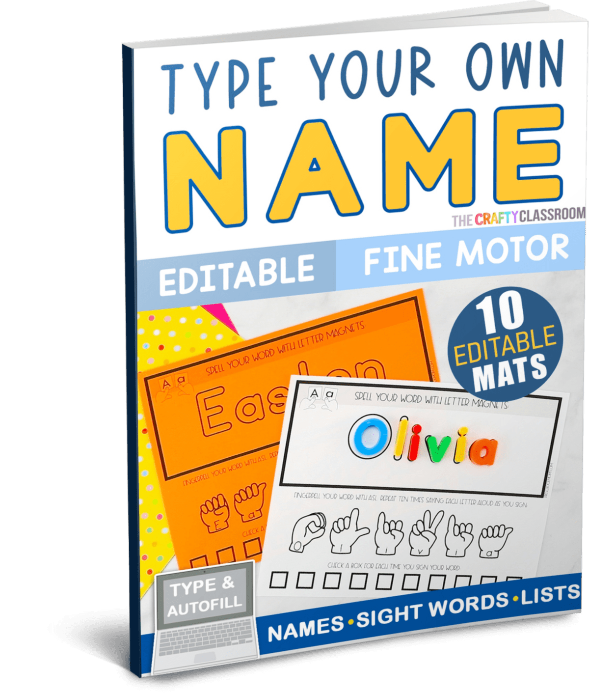 type your own name activity mats the crafty classroom