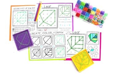 Geoboard Activity Bundle - The Crafty Classroom