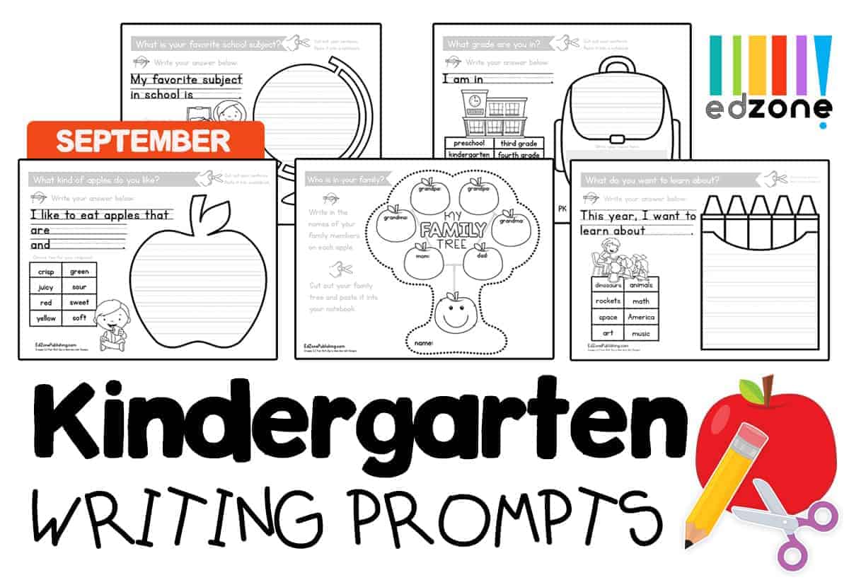 Kindergarten Writing Prompts A Year Of Interactive Guided Writing The Crafty Classroom