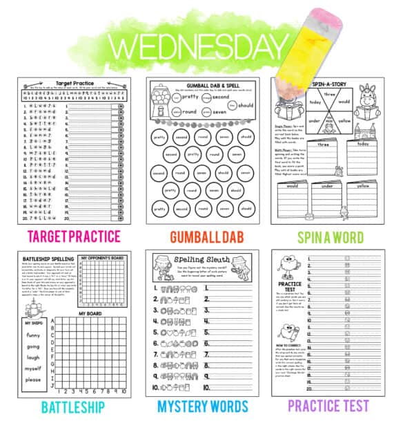 SPANISH Days of the Week Worksheets - Superstar Worksheets