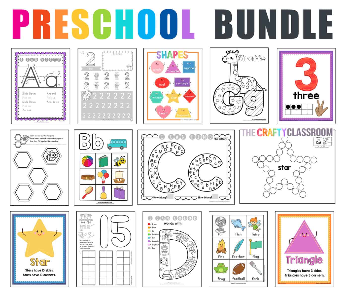 Preschool Color Charts - Preschool Mom