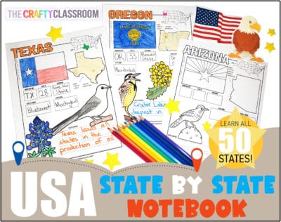 U.S.A. Activity Pack - The Crafty Classroom