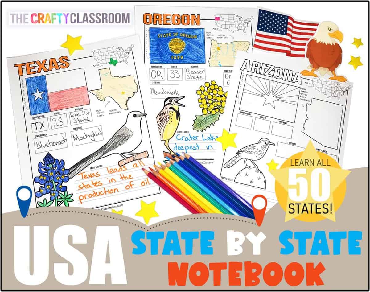 U.S.A. Activity Pack - The Crafty Classroom