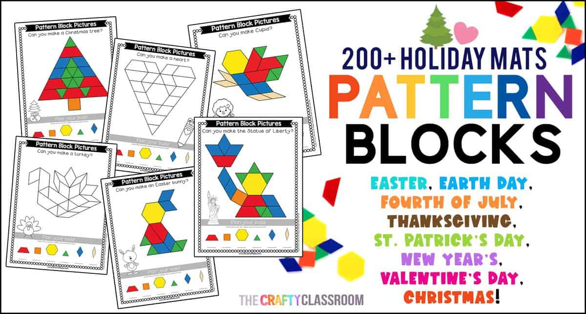 Minecraft Pattern Block Mats (free) - The Activity Mom