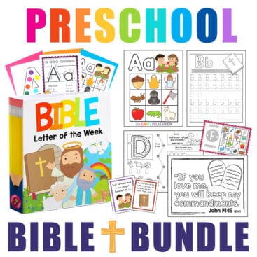 Preschool Bible Curriculum Bundle - The Crafty Classroom