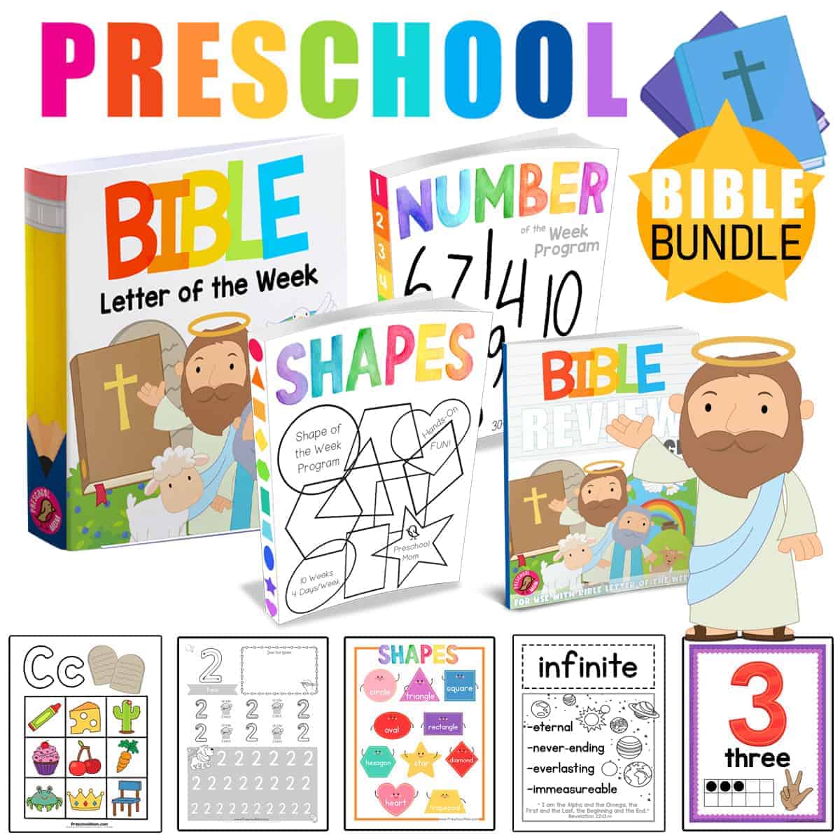 Preschool Bible Curriculum Bundle - The Crafty Classroom