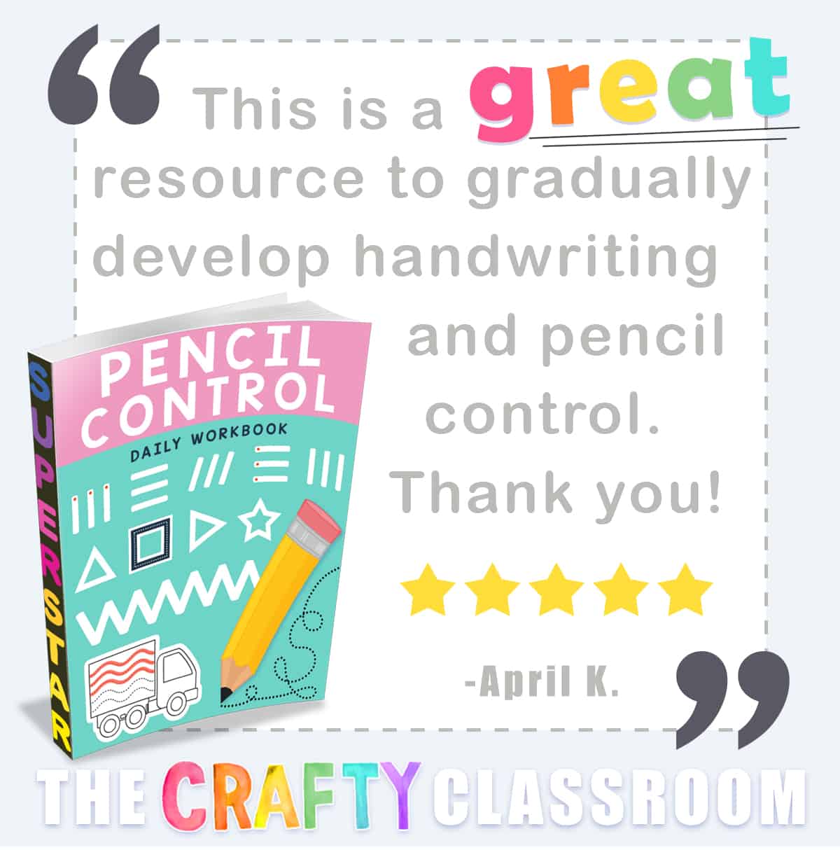 Pencil Control Workbook Reviews