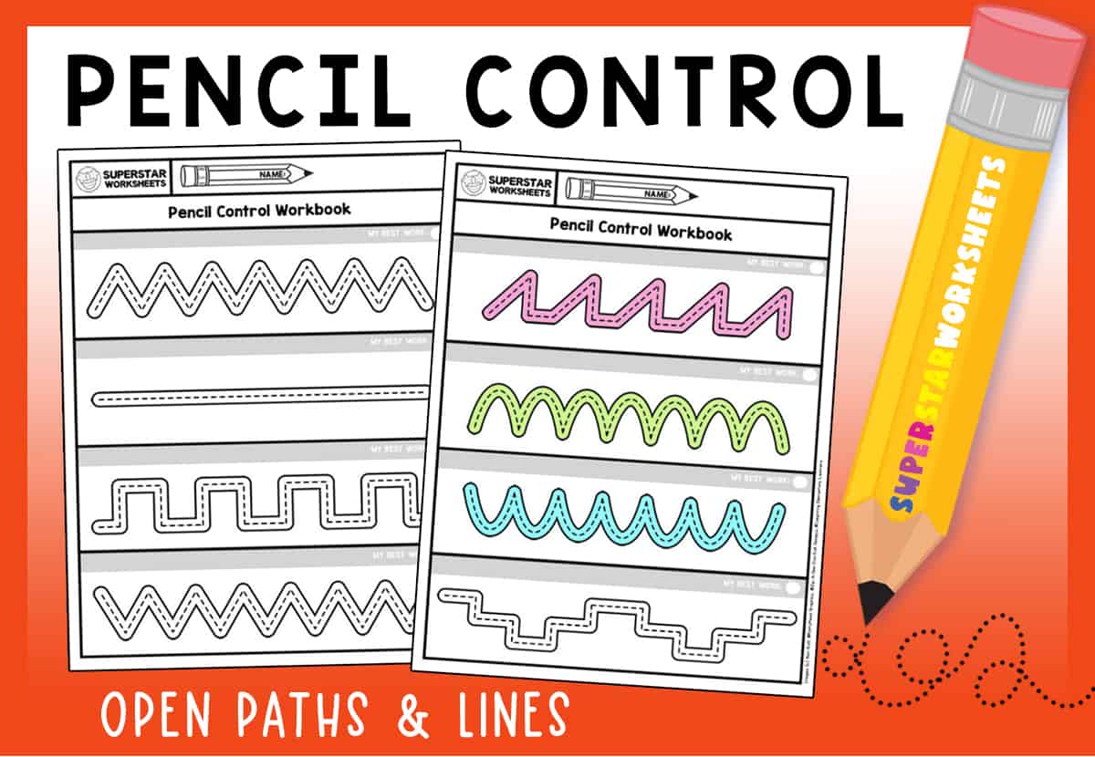 My First Book of Pencil Control Preschool Workbook For Toddlers Age 2-4:  Fun Practice Workbook