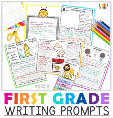 First Grade Writing Prompts - The Crafty Classroom