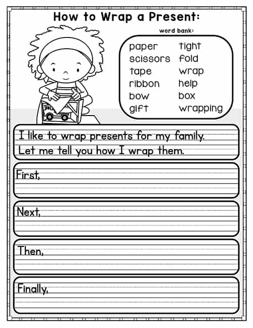 First Grade Writing Prompts - The Crafty Classroom