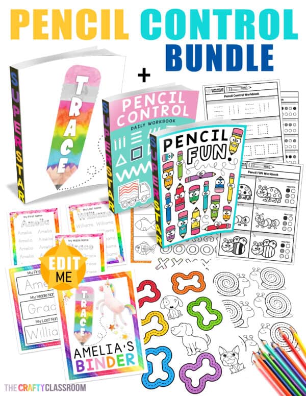 Pencil Control Workbook Bundle