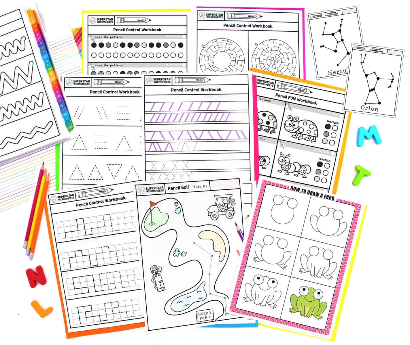 Pencil Control Worksheets