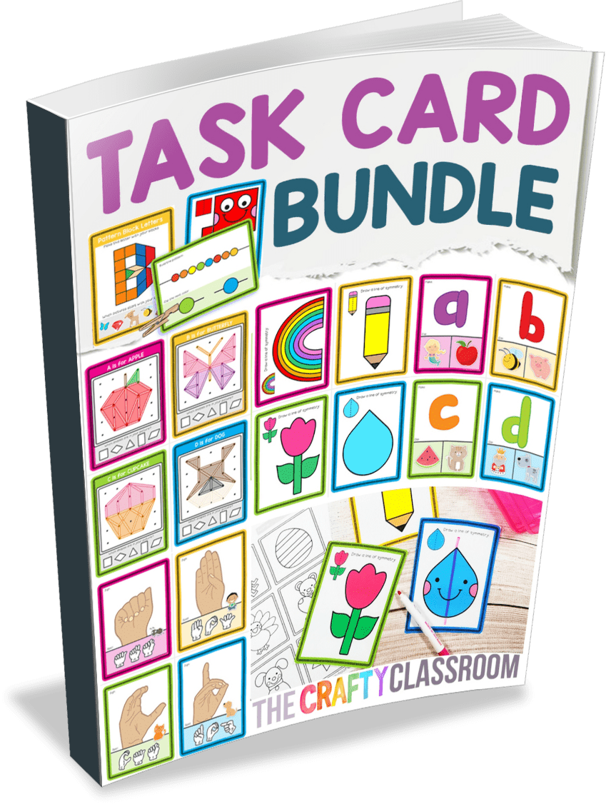 Fine Motor Task Card Boxes for Preschool & Kindergarten- Back to