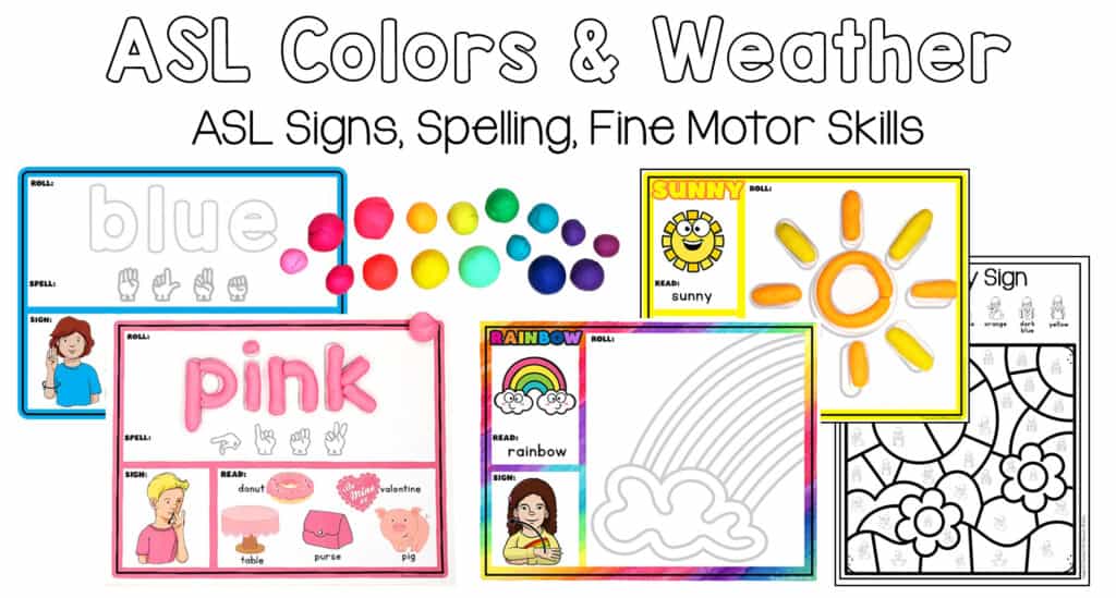 ASLWeatherAndColorsPintablesForKids