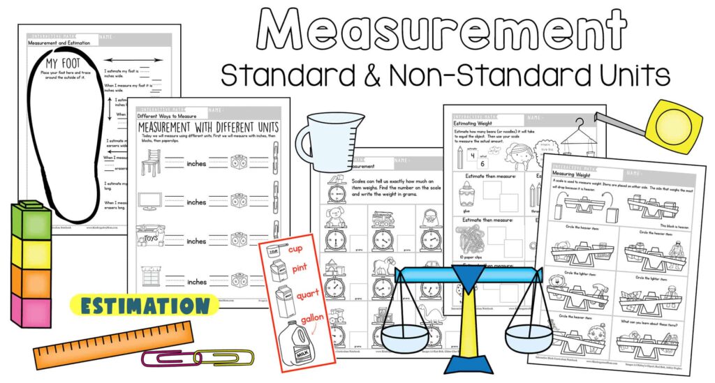 KindergartenMeasurementPrintables