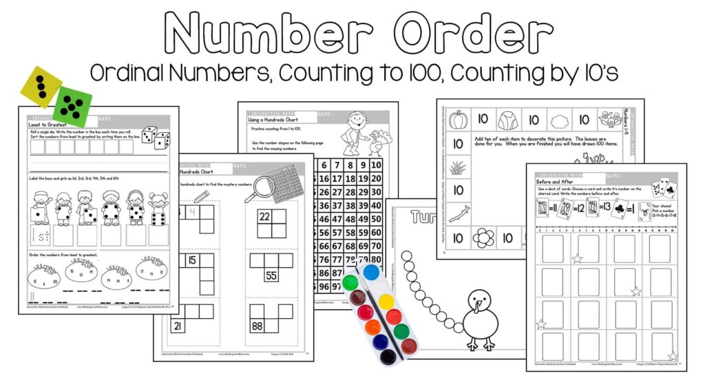 NumberOrderCountingPrintables